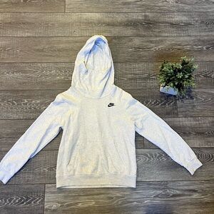 Nike Women’s Hoodie High Neck Long Sleeve Gray Speckled